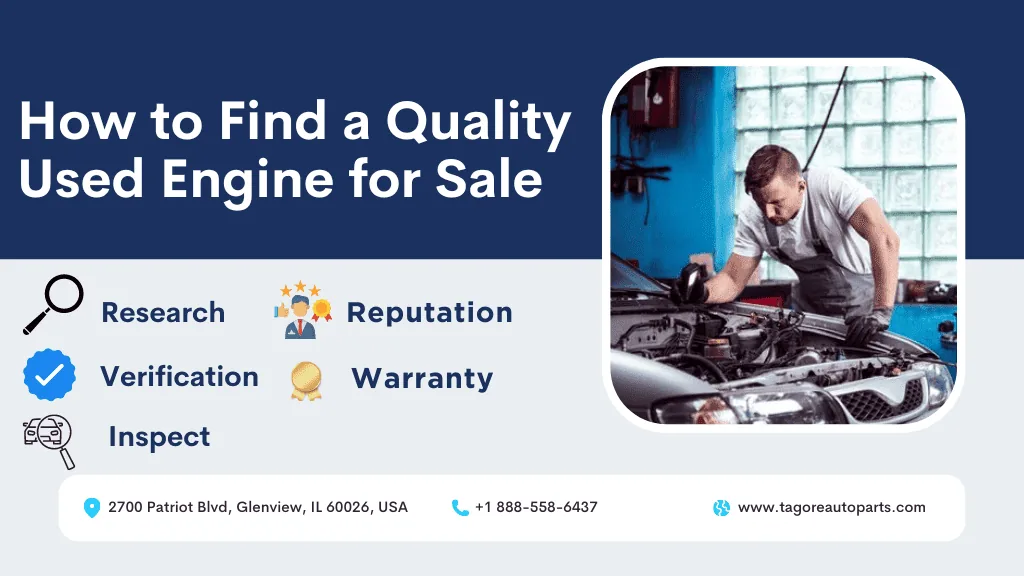 How to Find a Quality Used Engine for Sale